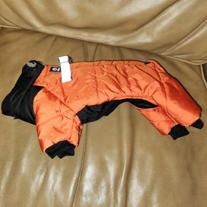 Duomm Dog Coat Puffer Winter Extra Small Orange NWOT